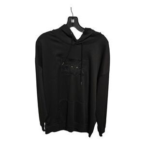 Naruto Embroidered Stich Black Hoodie XL Oversized